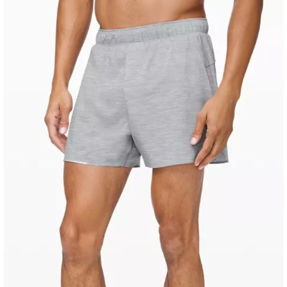 Lululemon Men's Surge Short 4" Lined in Light Gray Size Small